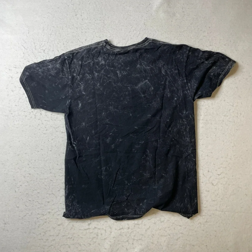 Asking Alexandria Band T-Shirt Mens Medium Black‎ Acid Wash United Kingdom - Picture 2 of 4